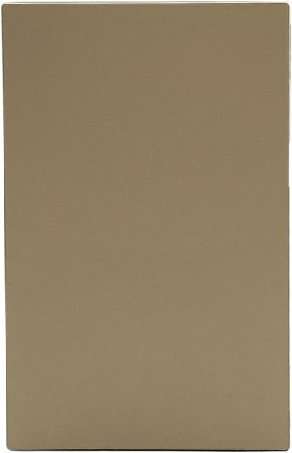 PLACA LUXURY APL-501 ARTLITE 1 APAGADOR SENCILLO, POLICARBONATO 15A 3 VIAS