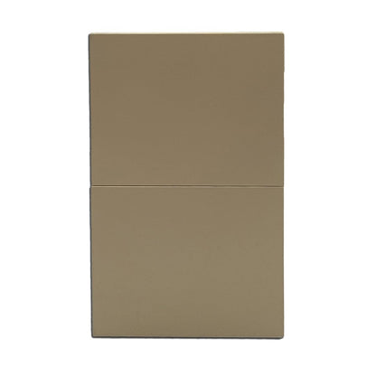 PLACA LUXURY APL-502 ARTLITE 2 APAGADORES SENCILLOS, POLICARBONATO 15A 3 VIAS