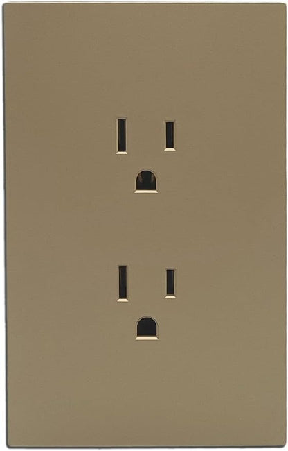 PLACA LUXURY APL-504 ARTLITE CONTACTO DOBLE, POLICARBONATO 15A