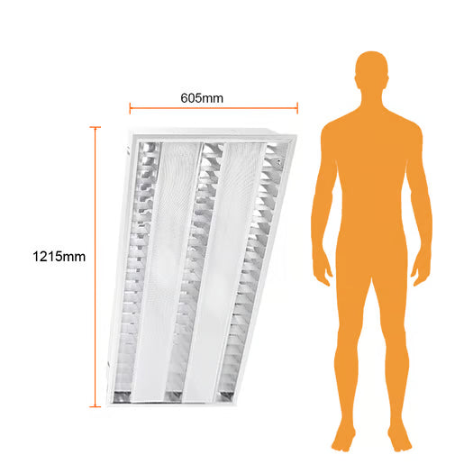 LAMPARA EMPOTRADO LED BLANCO 48W 48LTLLED3282V65BL 60X120 BLANCO