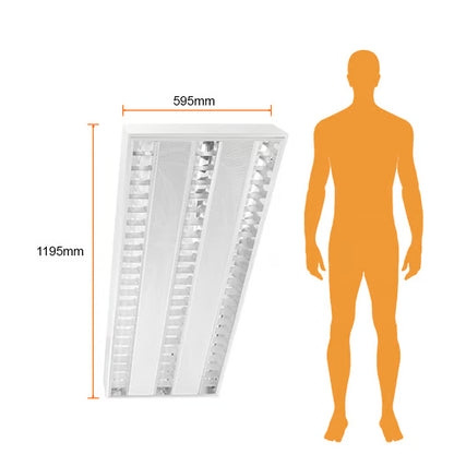 LAMPARA SOBREPONER LED BLANCO 48W 48LTLLED3282V65BL 60X120 BLANCO