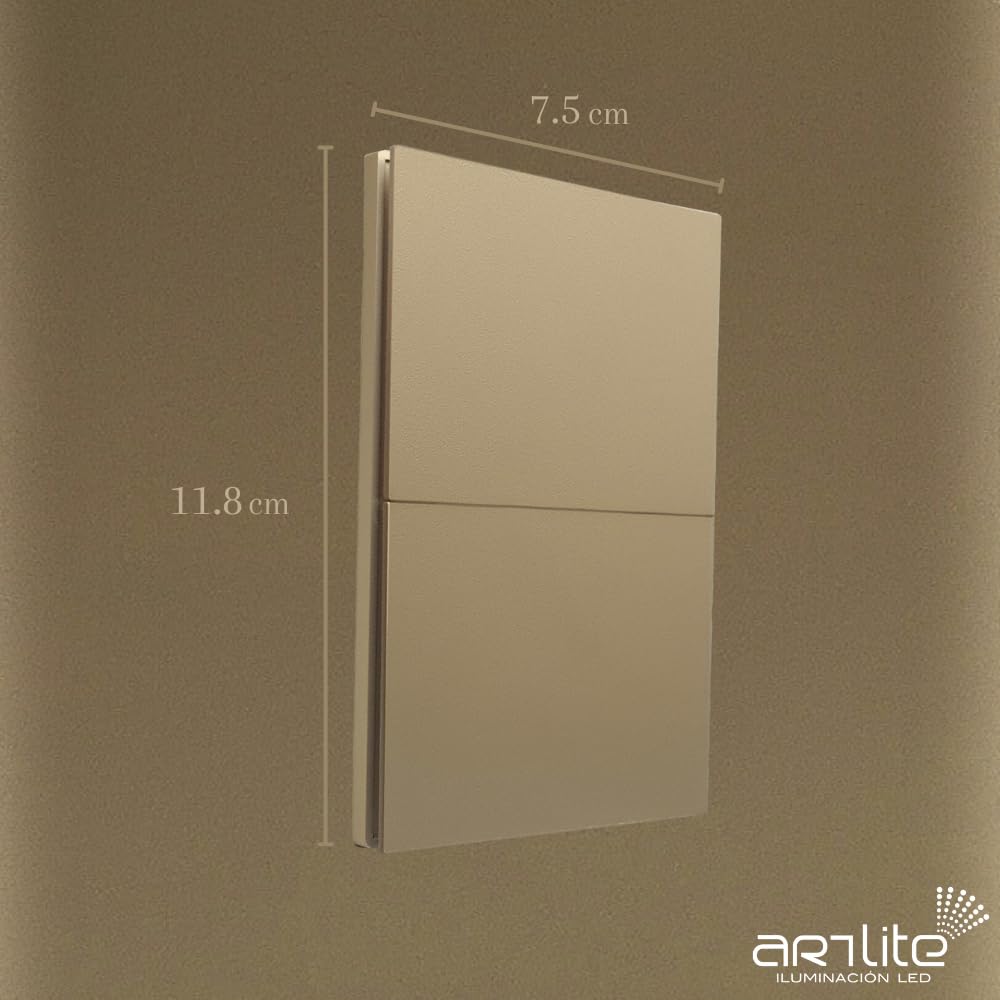 PLACA LUXURY APL-502 ARTLITE 2 APAGADORES SENCILLOS, POLICARBONATO 15A 3 VIAS