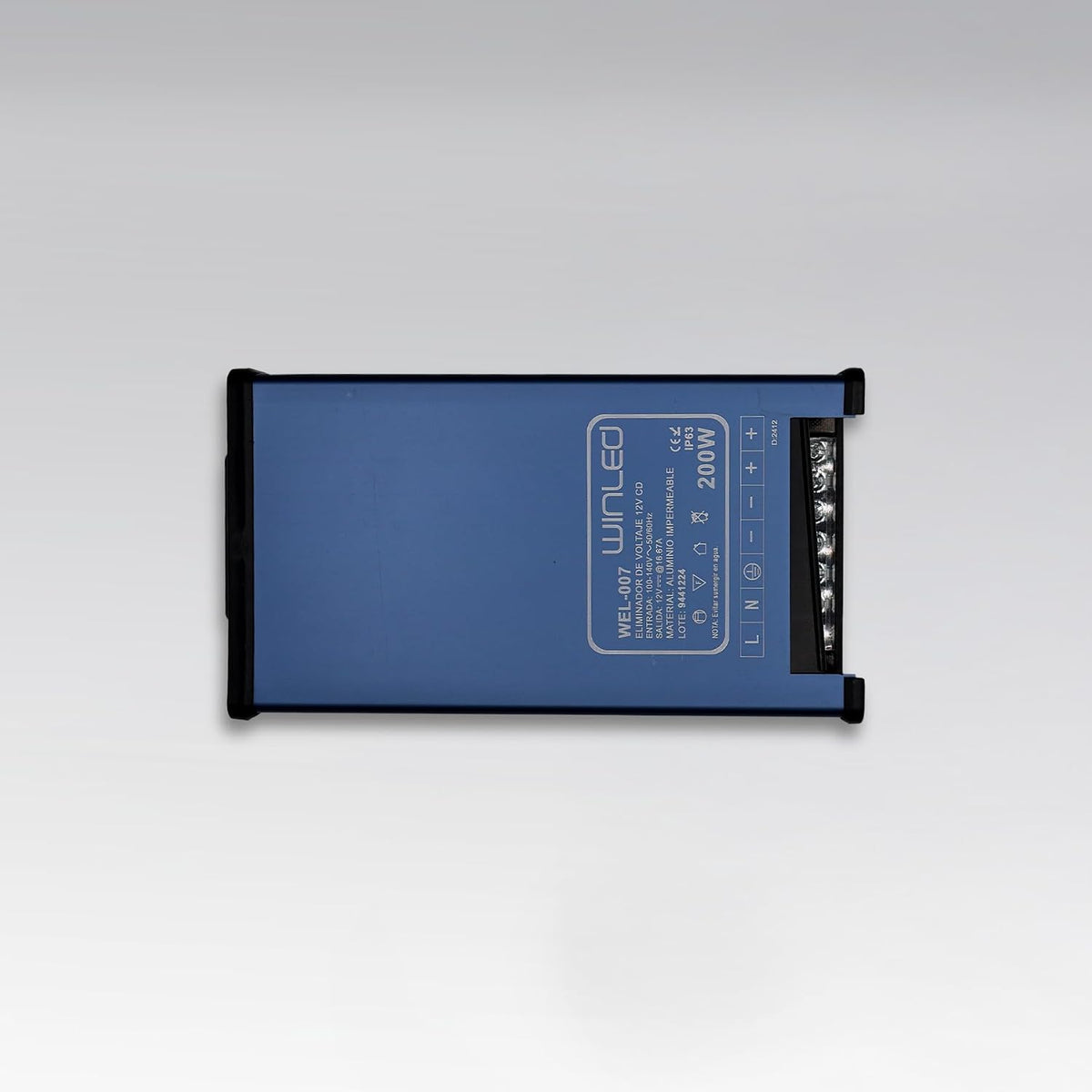 FUENTE DE PODER 200W 12V IP63 WEL-007