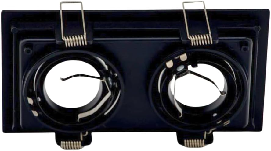 SPOT EMPOTRABLE DIRIGIBLE ADE-110 DOBLE NEGRO BASE GU10