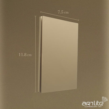 PLACA LUXURY APL-501 ARTLITE 1 APAGADOR SENCILLO, POLICARBONATO 15A 3 VIAS