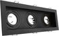 SPOT EMPOTRABLE DIRIGIBLE ADE-112 TRIPLE NEGRO BASE GU10
