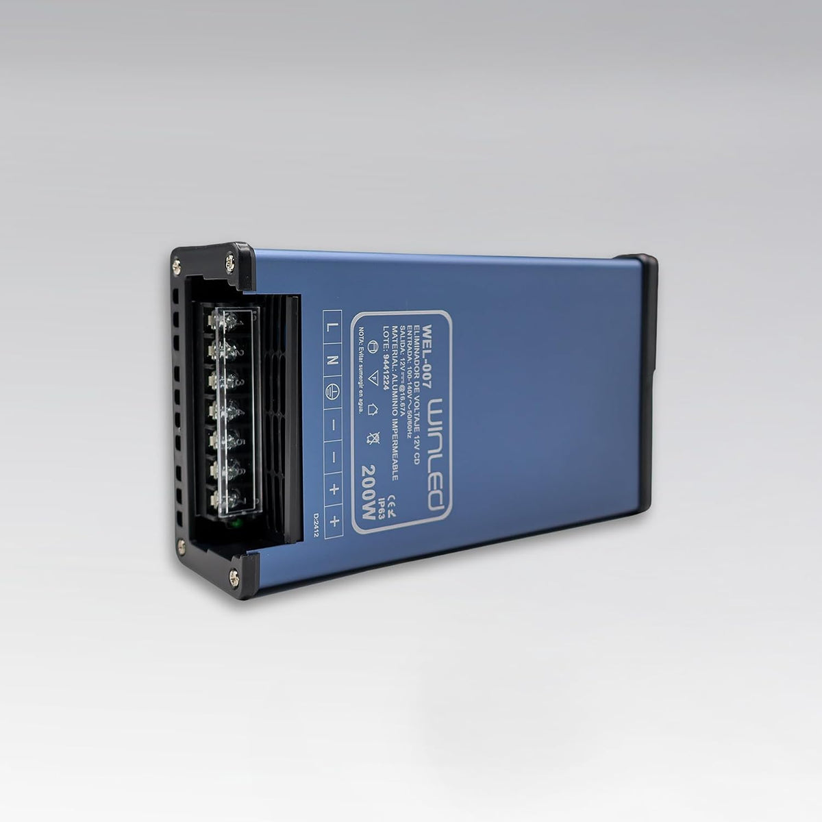 FUENTE DE PODER 200W 12V IP63 WEL-007