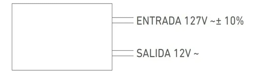 TRANSFORMADOR ELECTRONICO USO GENERAL 127V A 12V 50W B0174-200