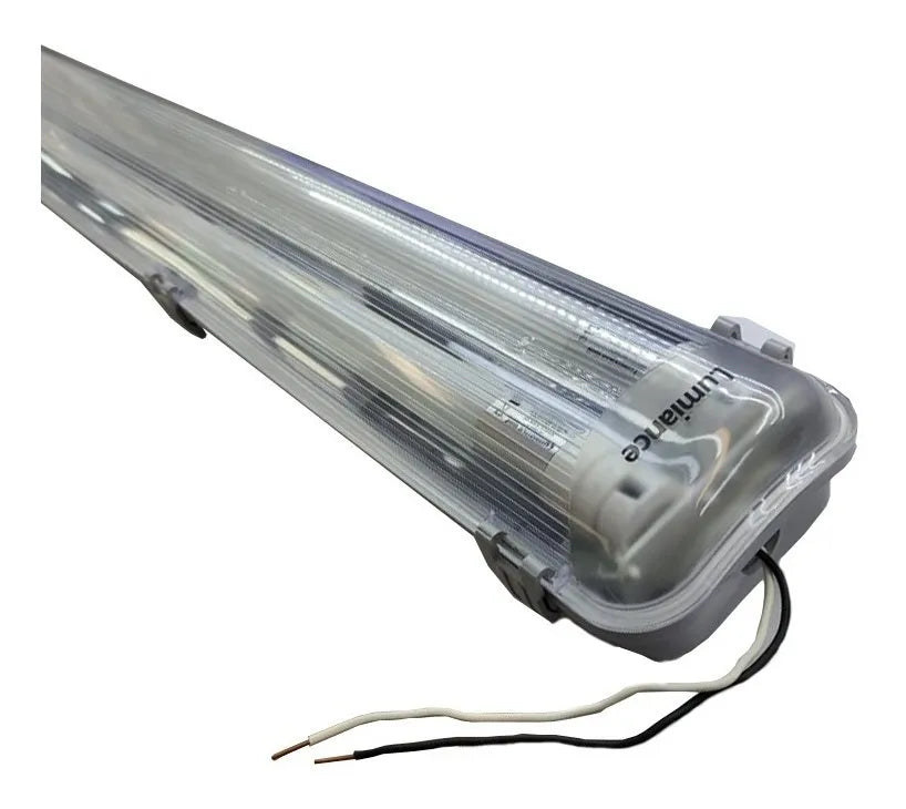 LAMPARA A PRUEBA DE POLVO Y GOTEO LED 2X18W CON TUBOS INCLUIDOS LUMIANCE 110-240V LUZ BLANCA 6500K