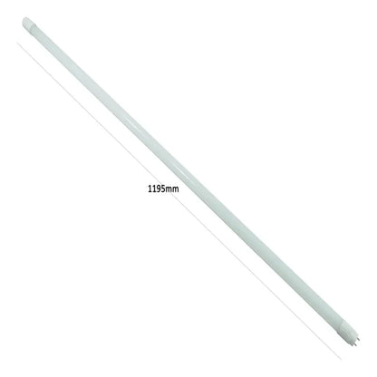TUBO LED 18W TRANSPARENTE 100-240V 6500K CAJA CON 25 PZS 57672