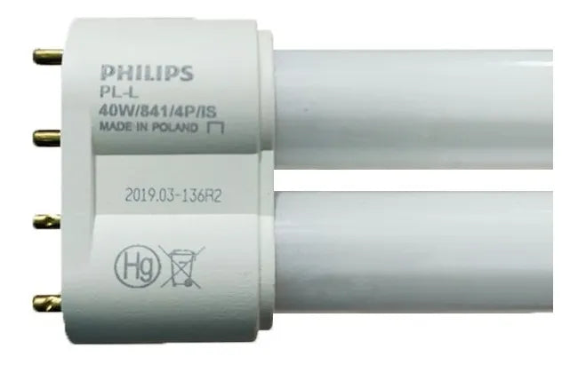 FOCO LUZ BLANCA NEUTRA BASE 2G11/2GII 40W/841 PL-L4 PHILIPS