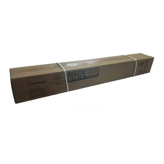 TUBO LED 18W TRANSPARENTE 100-240V 6500K CAJA CON 25 PZS 57672