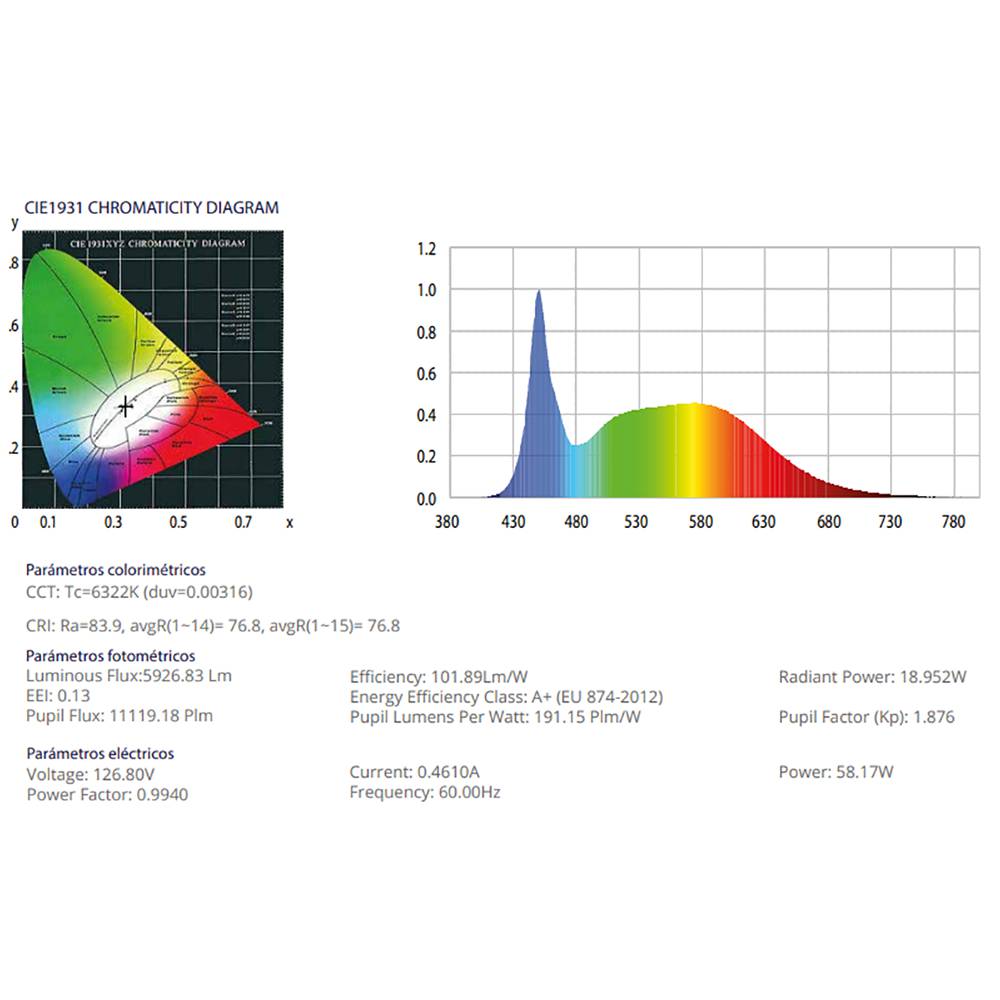 WALLPACK LED 60W 100-305V LUZ BLANCA PARA EXTERIOR 100-305V