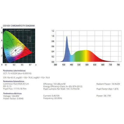 WALLPACK LED 60W 100-305V LUZ BLANCA PARA EXTERIOR 100-305V