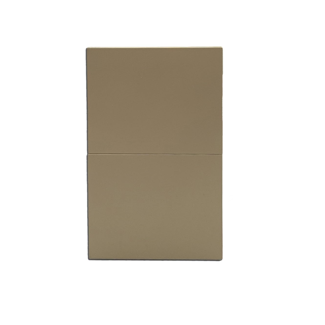 PLACA LUXURY APL-502 ARTLITE 2 APAGADORES SENCILLOS, POLICARBONATO 15A 3 VIAS