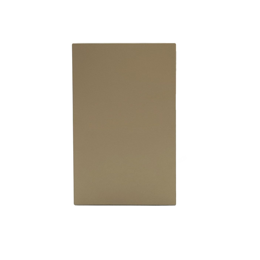 PLACA LUXURY APL-501 ARTLITE 1 APAGADOR SENCILLO, POLICARBONATO 15A 3 VIAS